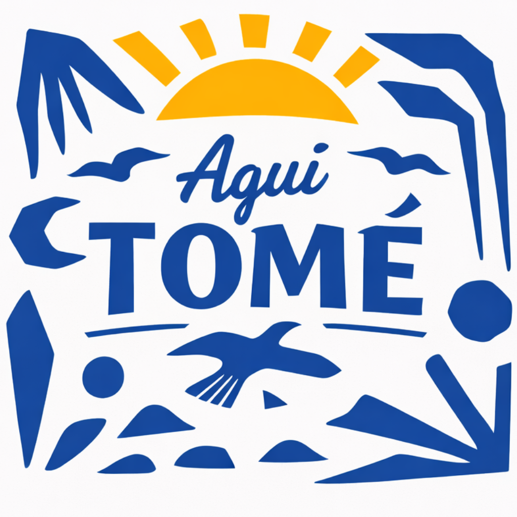 AquíTomé Logo Blanco